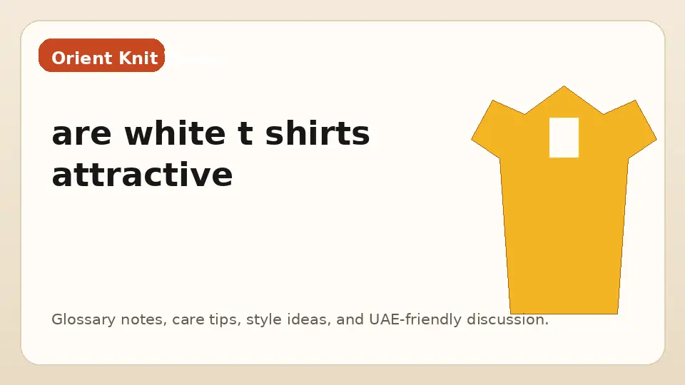 are white t shirts attractive