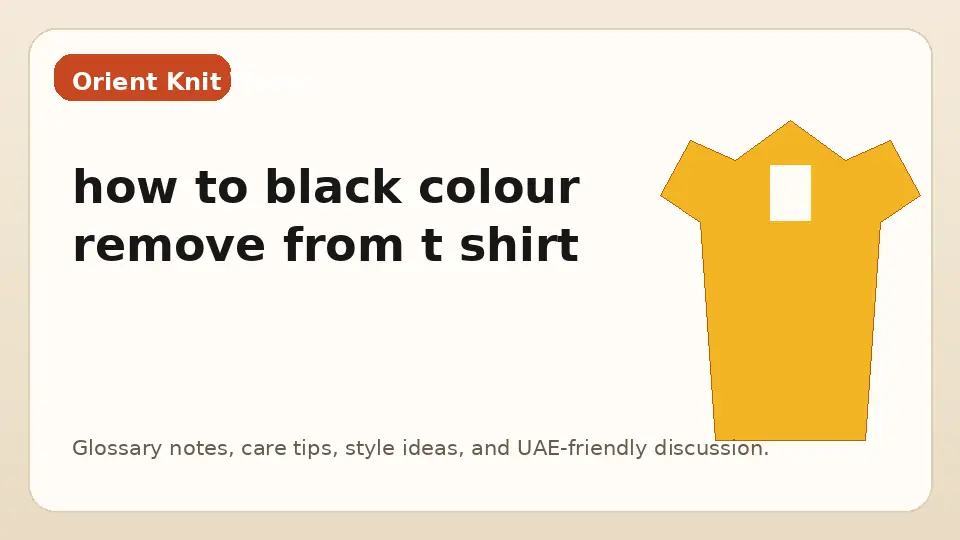 how to black colour remove from t shirt