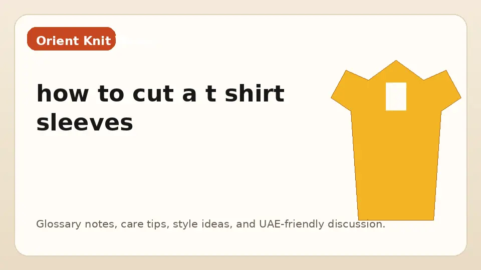 how to cut a t shirt sleeves