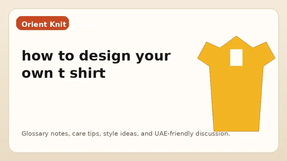 how to design your own t shirt
