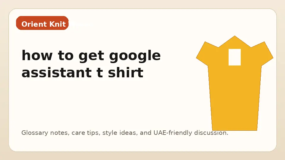 how to get google assistant t shirt