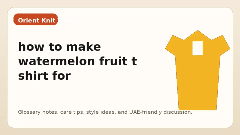 how to make watermelon fruit t shirt for kindergarten