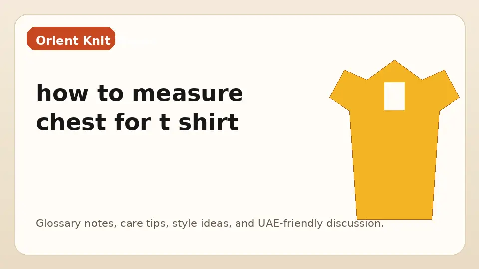 how to measure chest for t shirt