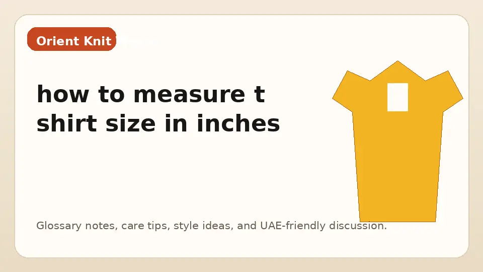 how to measure t shirt size in inches