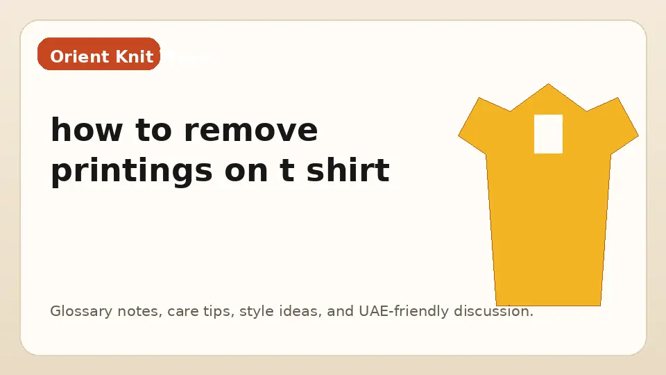 how to remove printings on t shirt