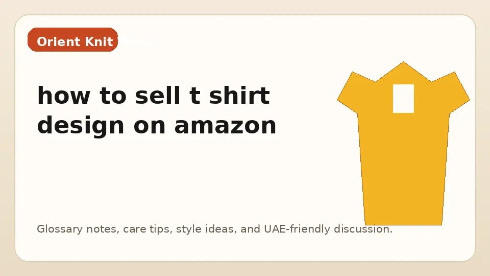 how to sell t shirt design on amazon