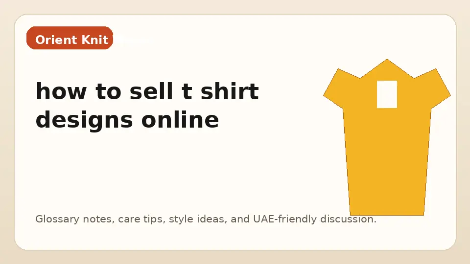 how to sell t shirt designs online