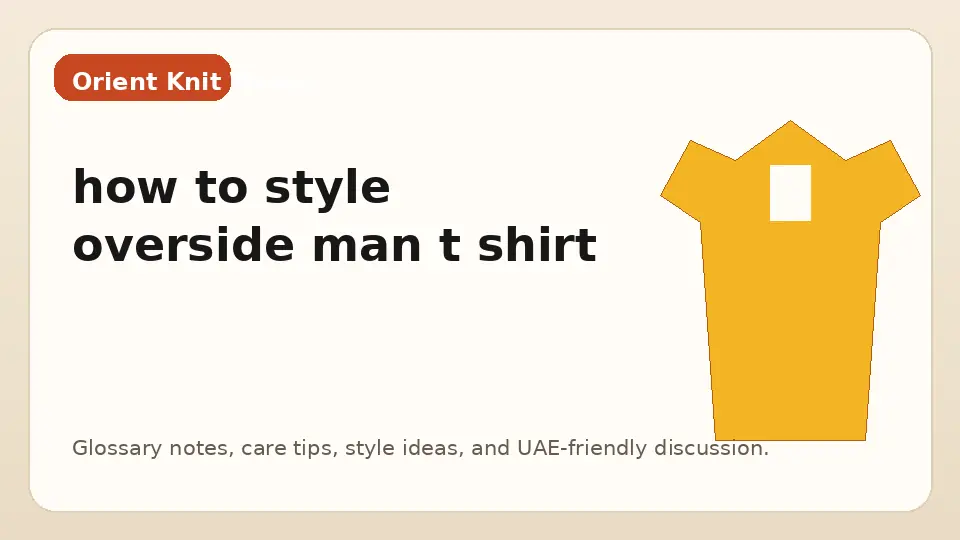 how to style overside man t shirt