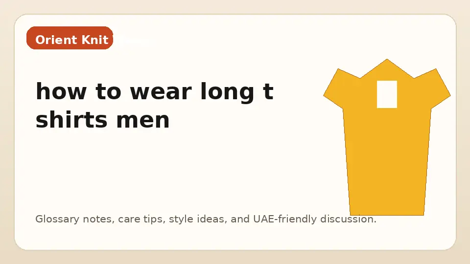 how to wear long t shirts men