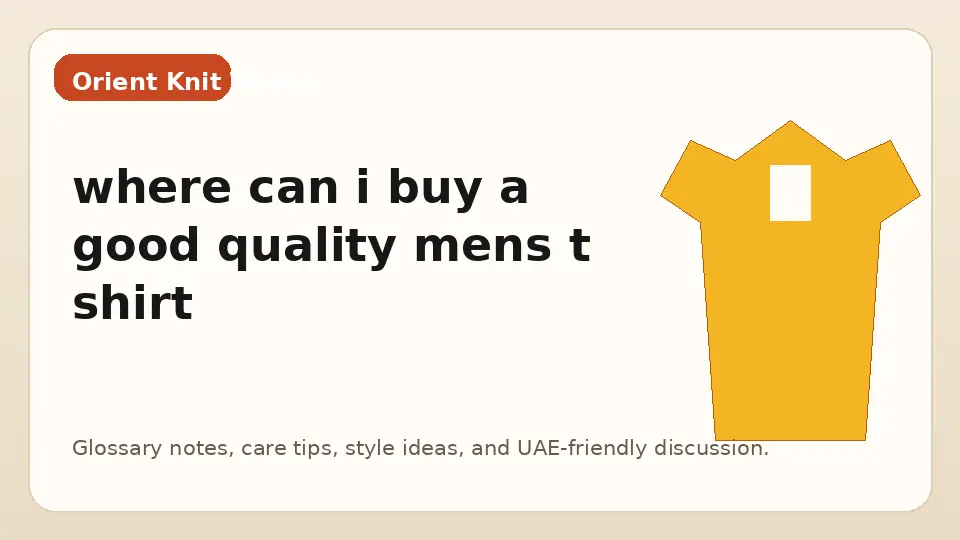 where can i buy a good quality mens t shirt