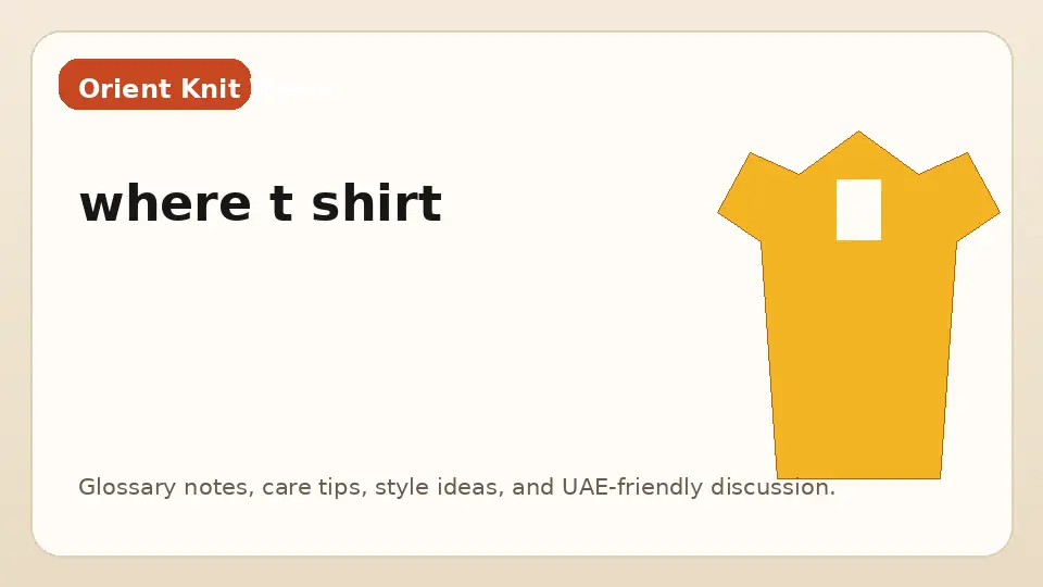 where t shirt