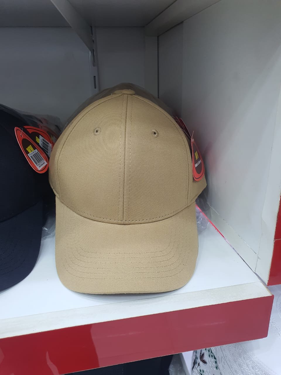 6 Panels Beige Color Cotton Cap | 6 Panels Caps | UAE