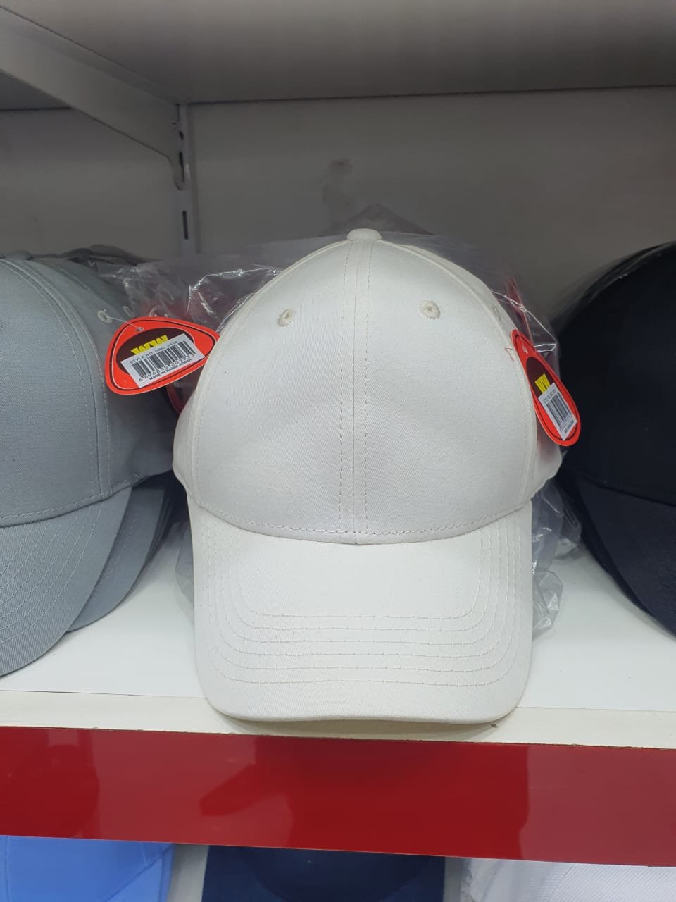 6 Panels White Color Cotton Cap | 6 Panels Caps | UAE