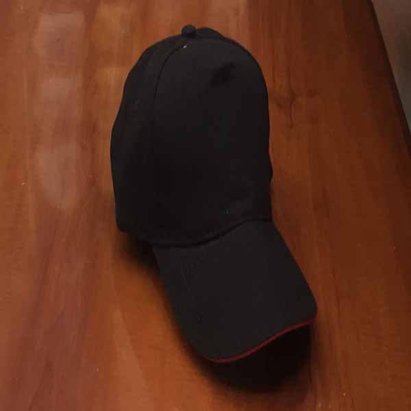 Black Cap Red Sandwich | Cotton Caps | UAE