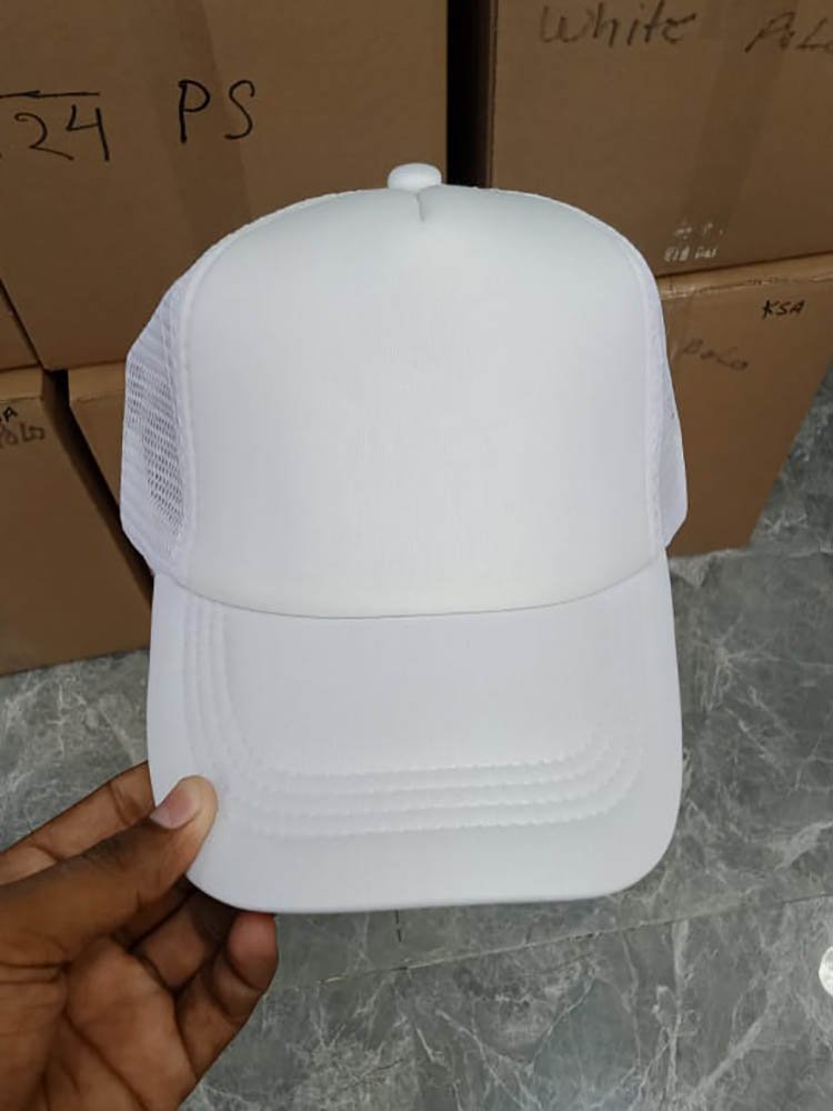 White Polyester Foam Cap Dubai | Foam Caps | UAE